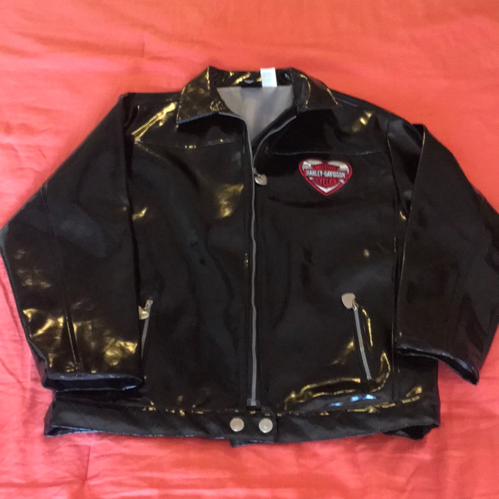 Harley Davidson Polyurethane Faux Leather Jacket